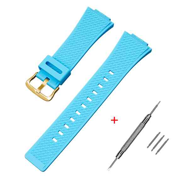 Ремешок для Casio G-Shock GA-100/110 Light Blue GD SBR Киев