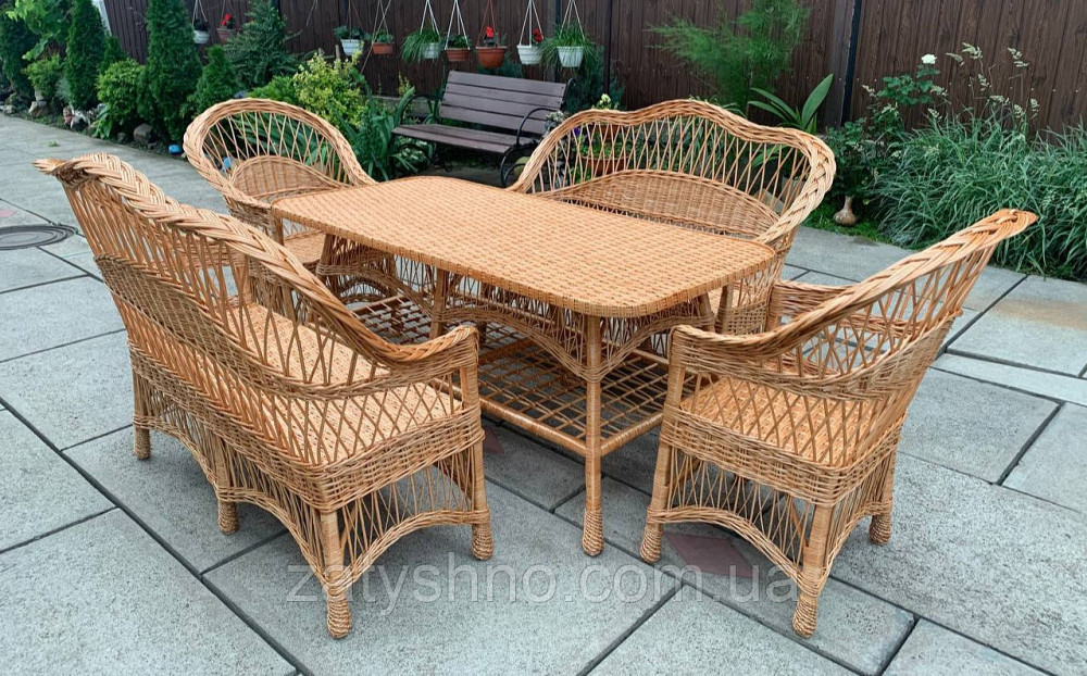 Набор мебели обычный, плетеный из лозы Киев - изображение 2