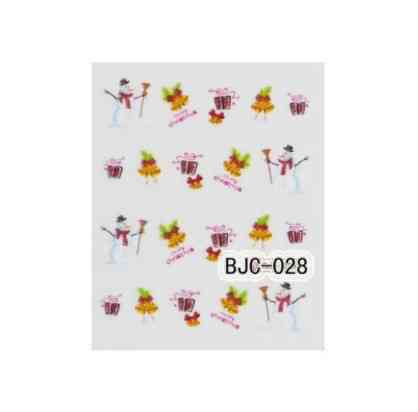 Наклейки на ногти снеговики - размер наклейки 5*6см, инструкция есть в описании товара Киев