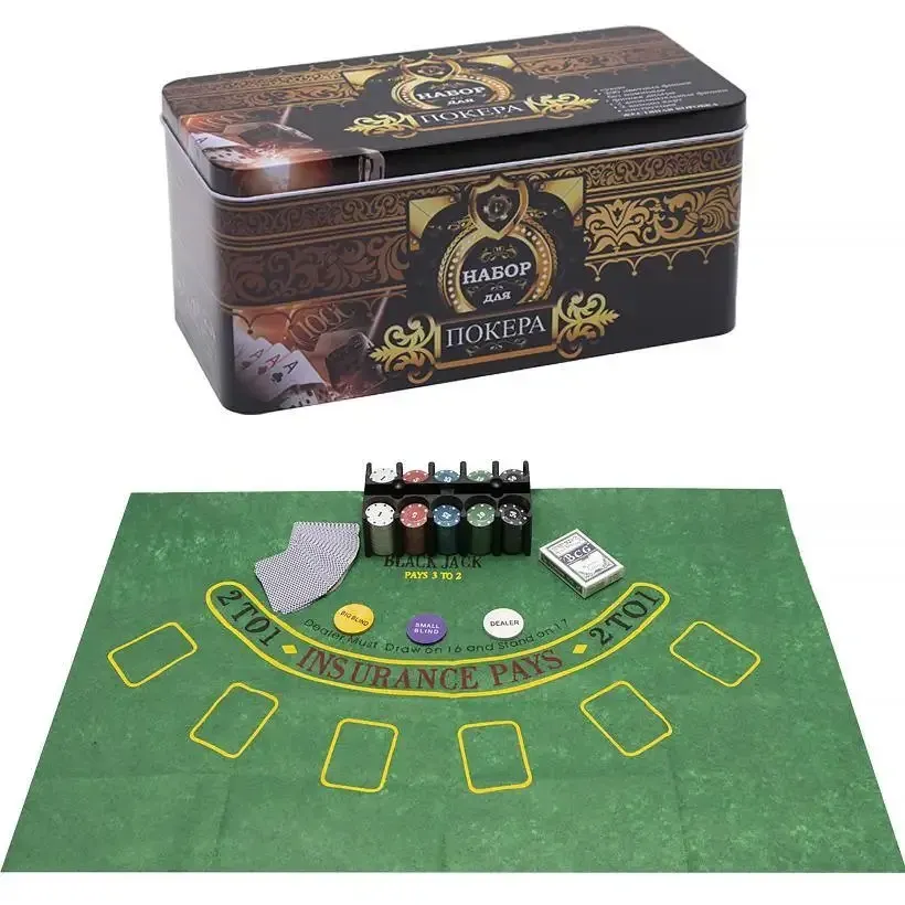 Покерный набор “Full House” в металлической коробке Киев - изображение 5
