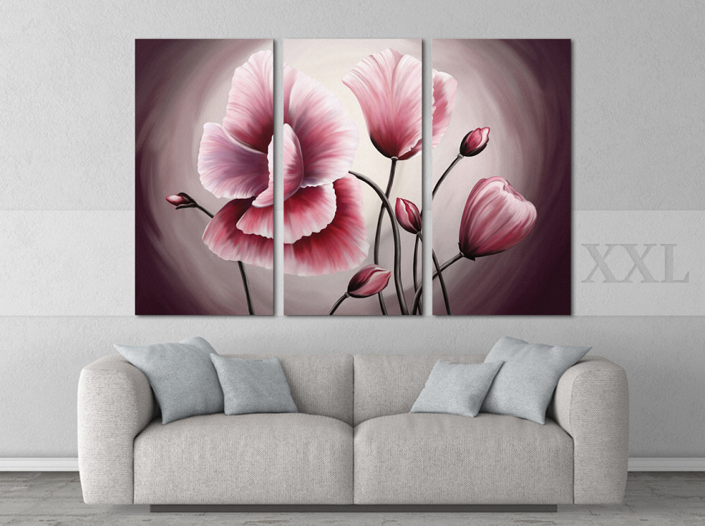 Модульная картина Абстракция Цветы Art-158_XXL Киев - изображение 2