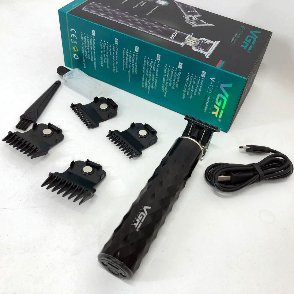Бездротові машинки для стрижки легкі VGR V-170, Машинка для стрижки волосся з регульованою довжиною MN-16 Львів - фото 14