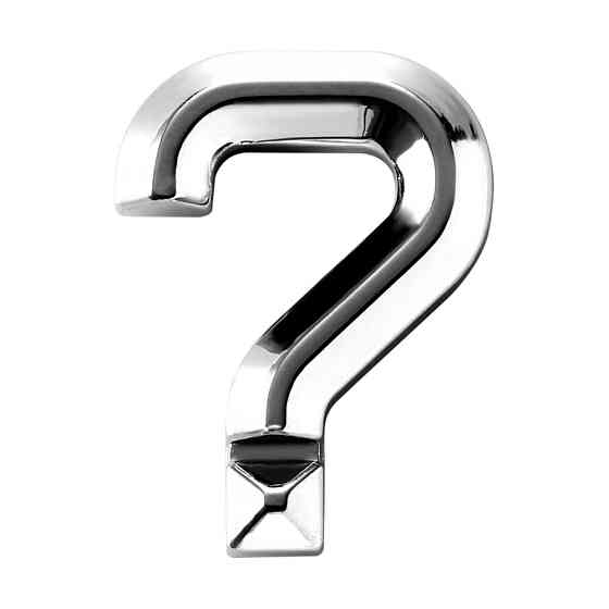 Наклейка 3 см (грань) Знак вопроса ? Київ