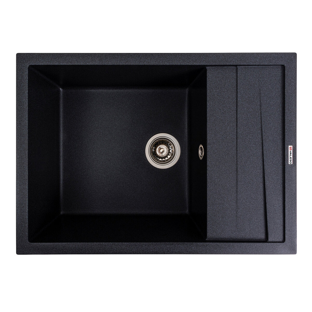 Гранітна мийка для кухні VALESO CASCADA 7050 матова Карбон Коломыя - изображение 1