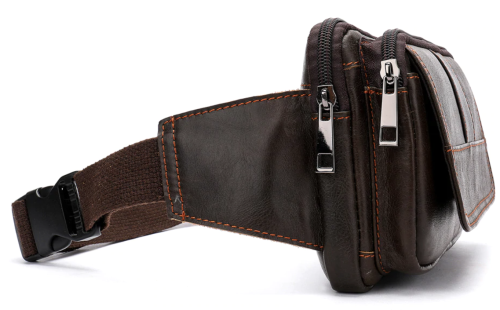 Сумка на пояс Vintage 14726 Коричневая Киев - изображение 6