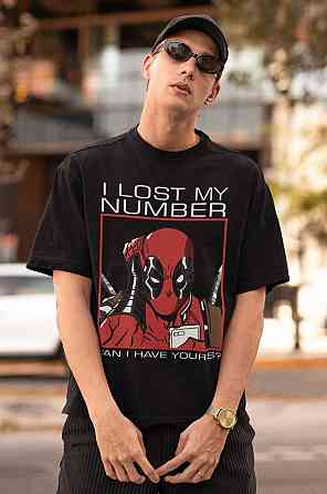 Футболка для мальчика аниме Суперхеро Биртхдай Суперхеро Гифт оверсайз (рост от 165 до 180 ) Черний AnimeJ1112m Днепр