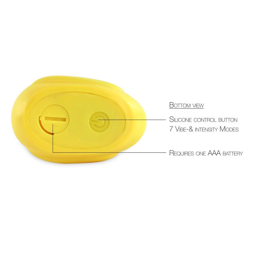 Вібромасажер качечка I Rub My Duckie - Classic Yellow v2.0, скромняжка Sex Aura Київ - фото 5