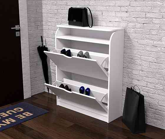 Тумба для обуви №1, Белый, 800/250/1000 Львов