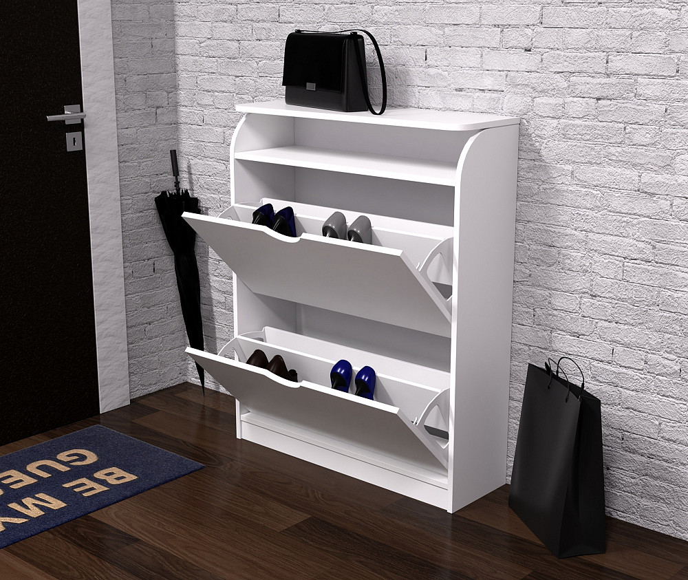 Тумба для обуви №1, Белый, 800/250/1000 Львов - изображение 4