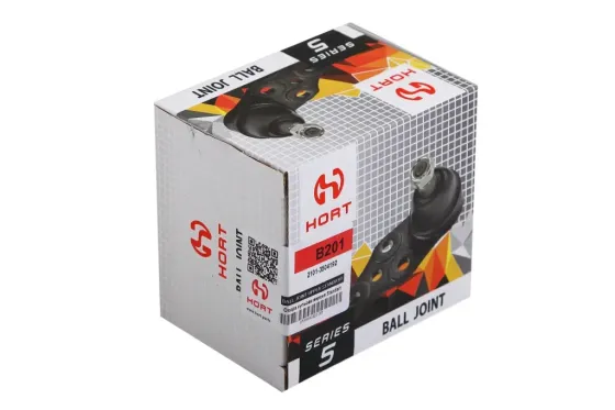 Шаровая опора 2101 Hort Standart закатная верхняя с гайкой (пыльник под хомут) Винница