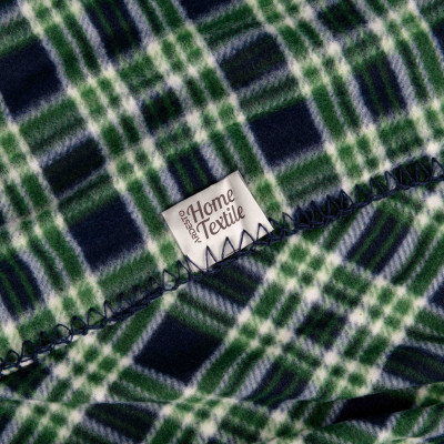 Плед Ardesto Christmas Fleece 130x160см, 100% полиэстер, клетка, зеленый (ART0718PB) Винница - изображение 8