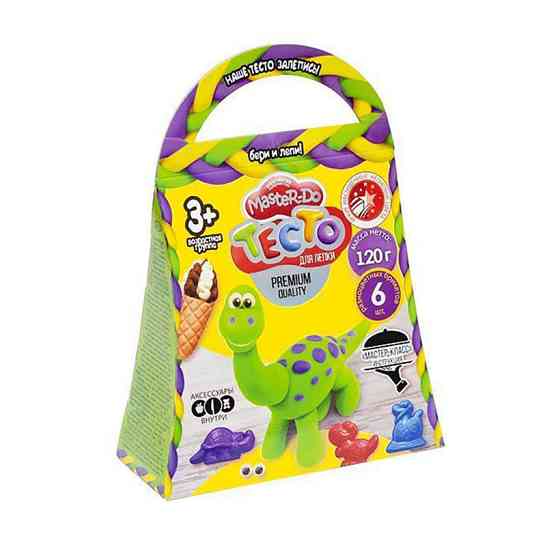 Набір креативної творчості "Master Do" TMD-04-01…06, 6 кольорів тіста Дино Вінниця