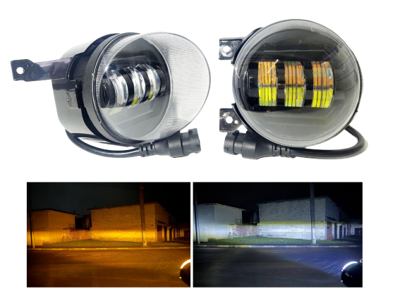 Комплект протитуманних LED фар StarLight Volkswagen VW Golf/Jetta/Polo/Touareg/Tiguan/Caddy жовте/біле світло 40W ПТФ FOG Харків