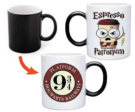 Чашка хамелеон з  Гарри Поттер Harry Potter (Espresso Patronum) Одеса
