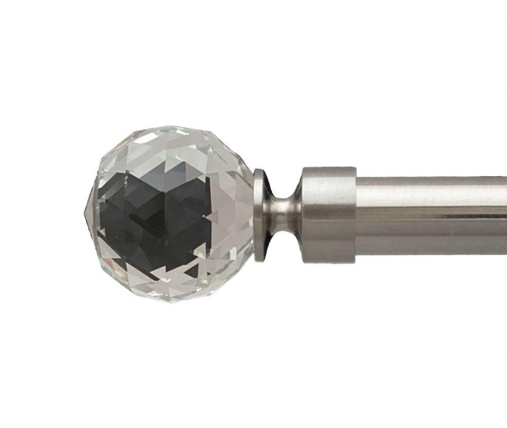 Карниз Orvit Люміера металевий дворядний техно гладка труба кільце металеве Нержавіюча Сталь 25\19 мм 160 см Львов - изображение 2