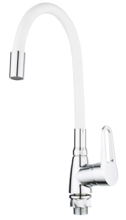 Кухонный смеситель Mixxus Elba 014 Nut Refl.White без подводки MI6310 Харьков