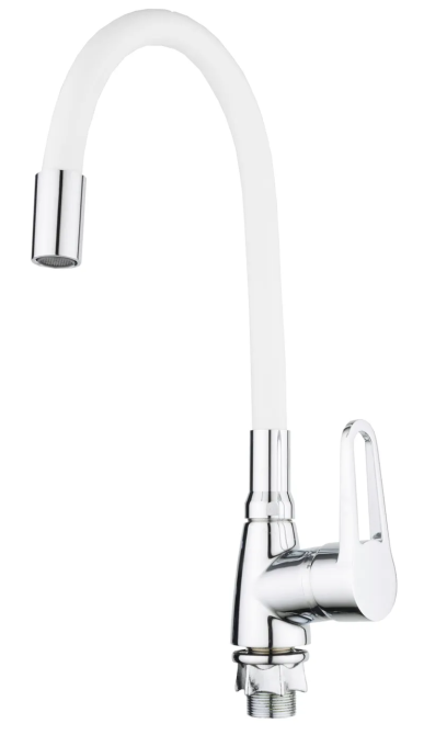 Кухонный смеситель Mixxus Elba 014 Nut Refl.White без подводки MI6310 Харьков - изображение 1