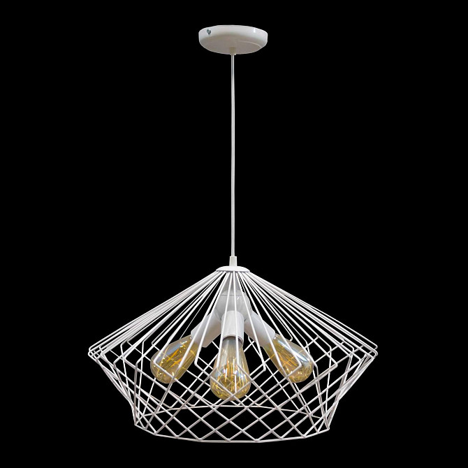 Лофт люстра светильник подвесной 3-Е27 Camelia NL 3429-3 W Киев - изображение 2