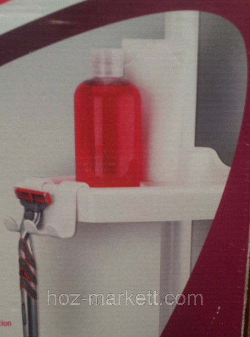 Полиця у ванну на металевій трубі — розпірці Харків - фото 4