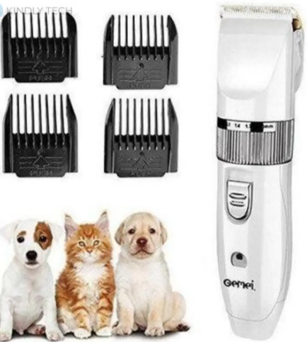 Машинка для стрижки тварин GEMEI GM-634 Pet. Груммер  довжина від  0,8 до 12 мм, автономна робота 60 хв Одеса - фото 1