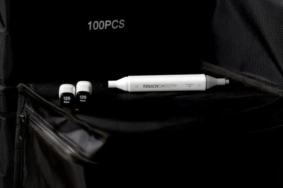 Маркер двусторонний Touch Smooth для скетчинга и рисования №120 цвет черный Каменец-Подольский