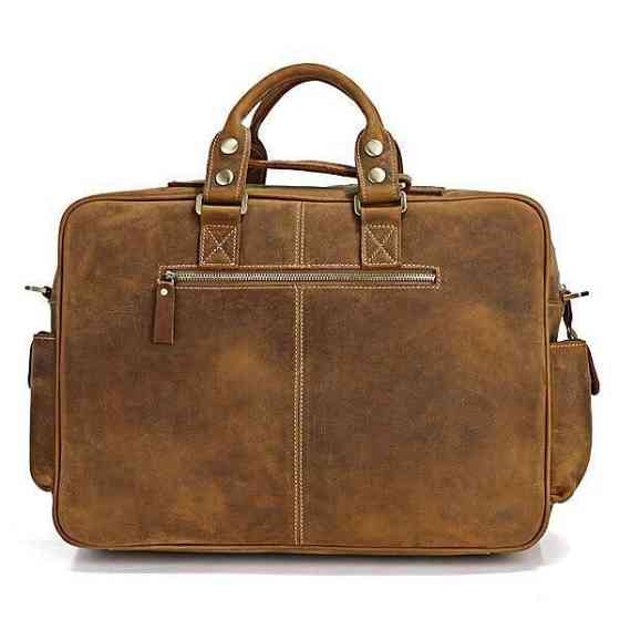 Сумка мужская Vintage 14051 в винтажном стиле Коричневая Киев