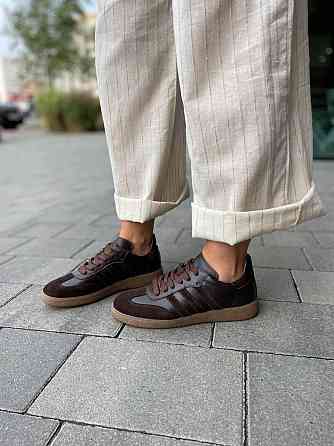 Кеды женские Notta bene шоколадные натуральная кожа и замша 36-41 размер (K-0424) Київ