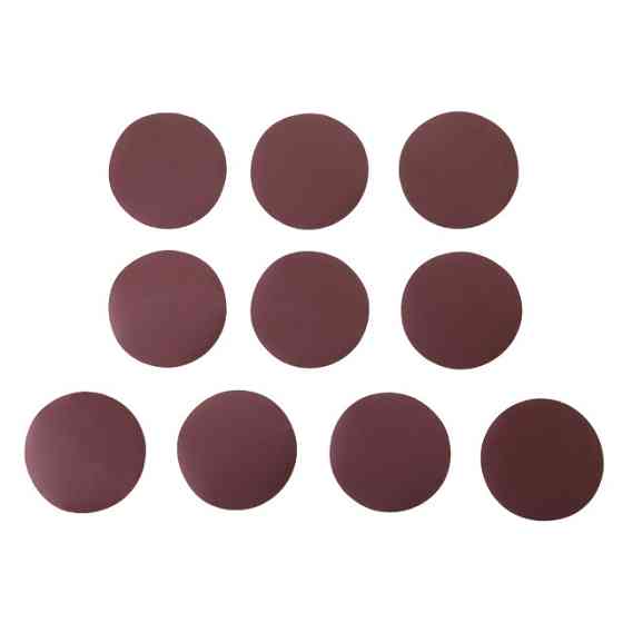 Круг наждаковий на липучці 125 мм, папір клас С, щільність 120 г/м², К320, 10 од. INTERTOOL BT-0532 Київ