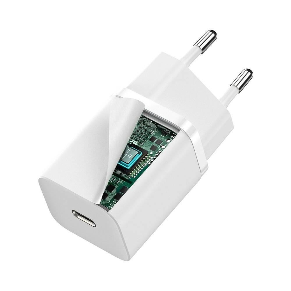 Мережевий зарядний пристрій Baseus Super Si quick charger IC 30W EU White Київ - фото 6
