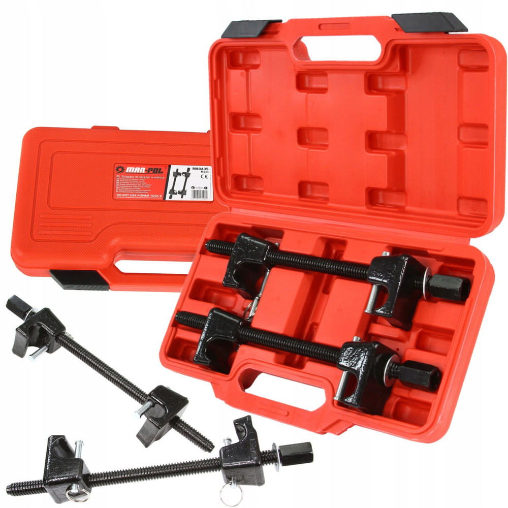 Съемник пружин 260 мм 2 шт с кейсом Mar-Pol (M80435) Нововолынск - изображение 1