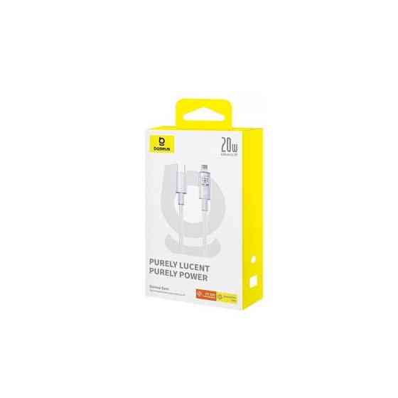 Кабель Baseus Gem USB-C до iPhone 1м Фіолетовий Київ