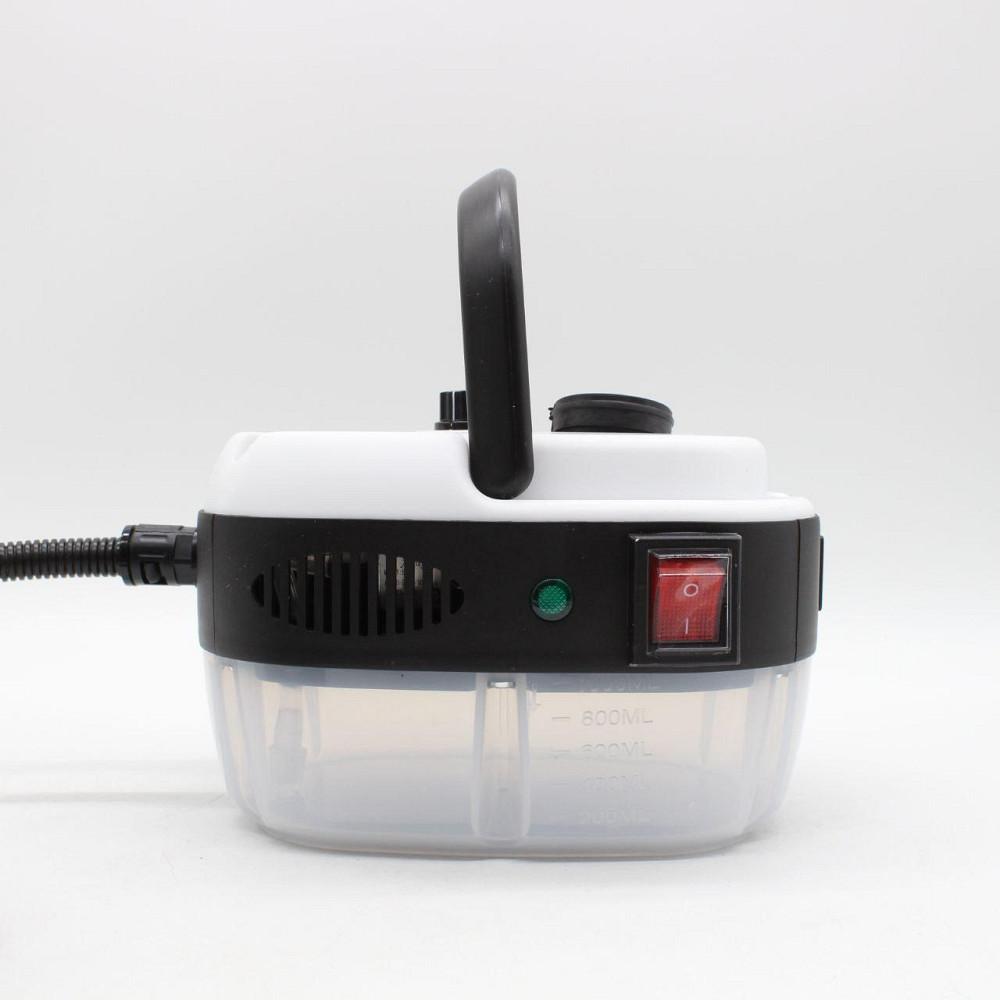 Портативный пароочиститель для дома, 2500Вт, 900мл + 4 насадки, Белый / Парогенератор для уборки / Паровой очиститель Киев - изображение 9