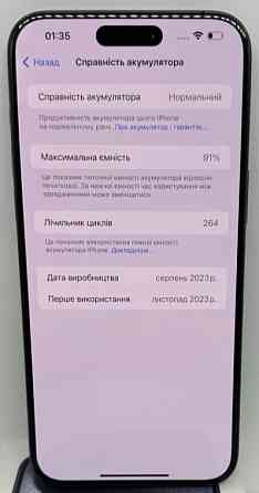 Apple iPhone 15 Pro Max 256gb Blue Titanium Київ