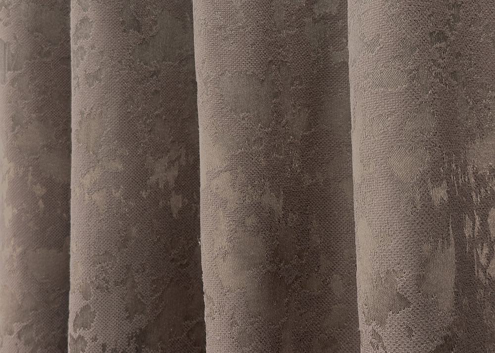 Комплект коротких штор VR-Textil Льон мармур Pavliani VO № 1718ш какао 130х170 см 2 шт (35-0344) Київ - фото 6