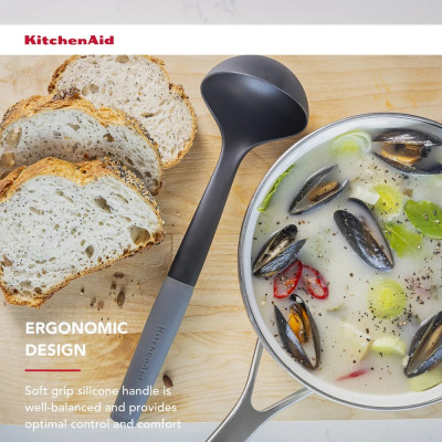 Ополоник KitchenAid Coreline, 31,5 см, сірий (KAS006OHCGG) Вінниця - фото 7