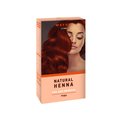 Хна Mayur натуральная Рыжая 25 г (4820230950267) Винница - изображение 1
