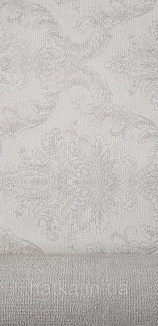 Обои винил на флизелине Rasch Golden Hour метровые вензель завитки коричневые светло серые серебро на белом Киев - изображение 3