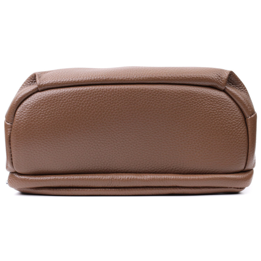 Модная сумка на каждый день с двумя отделениями из натуральной кожи Vintage 22596 Коричневый Киев - изображение 7