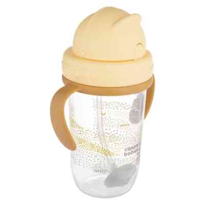 Поїльник-непроливайка Canpol babies MOUNTAINS з трубочкою і обтяжувачем, 270 мл, бежева (56/620_bei) Вінниця