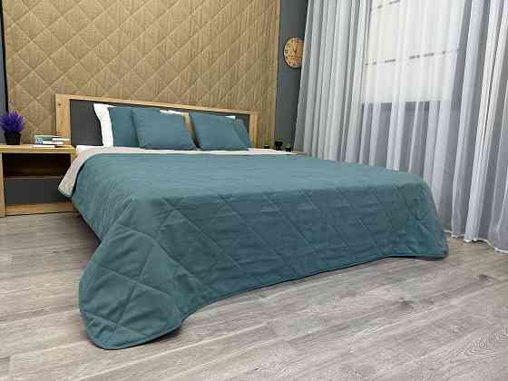 Покрывало стеганое Decorator Sparta Diamond ромб 240х260 см серо-голубой (85-063) Киев