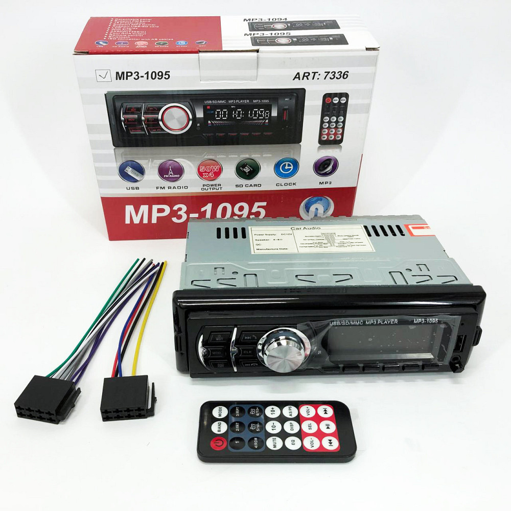Авто магнітофони MP3 1095/7336 BT ISO, Бюджетна автомагнітола 1 din, Штатна автомагнітола HI-161 для машини Київ - фото 7