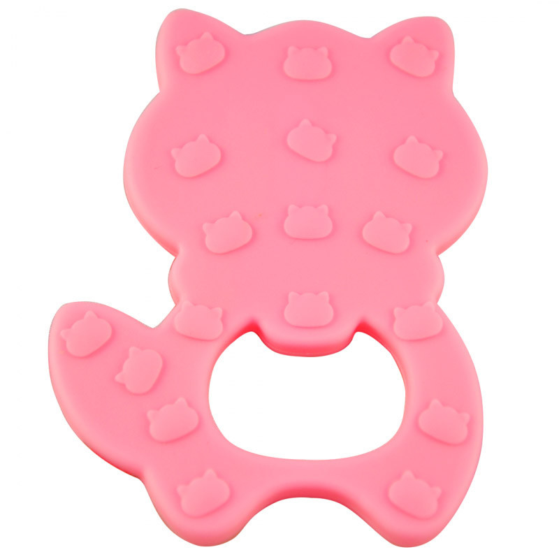 Прорізувач силіконовий "Єнот" MGZ-0402(Pink) у футлярі Вінниця - фото 2