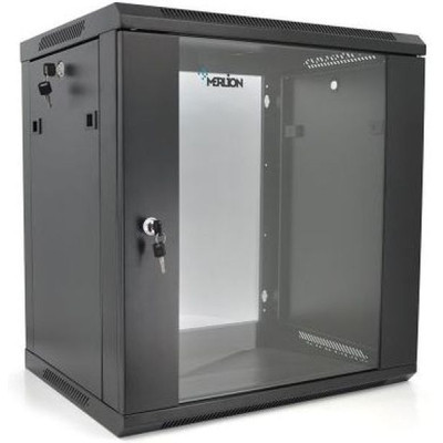 Шафа настінна Merlion 15U 19" 600*450*768 (Ш*Г*В)мм, black (Ml3-6415 / 23532) Вінниця - фото 1