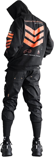 Худі, чорна толстовка чоловіча, світшот 2702804752 розмір 44 Дніпро - фото 3