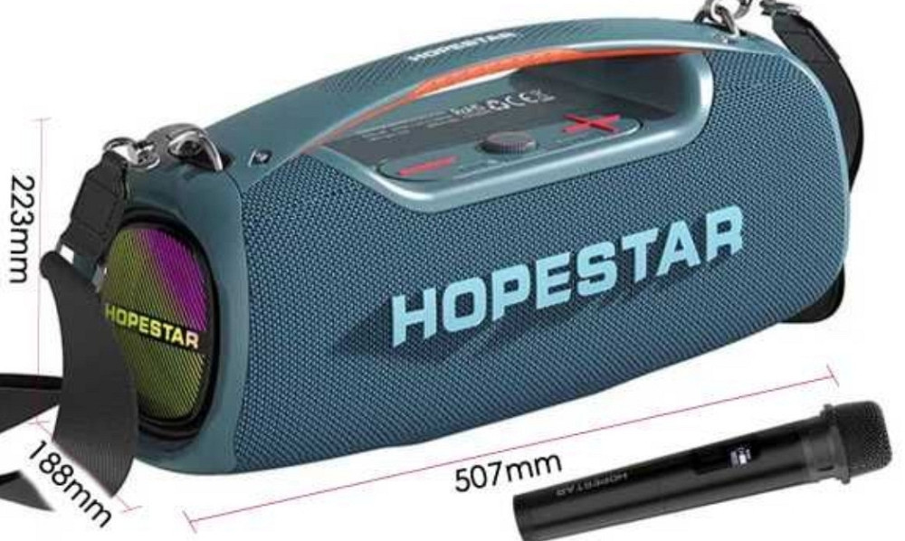 Bluetooth колонка HOPESTAR A60 100W с микрофоном. Харьков - изображение 4
