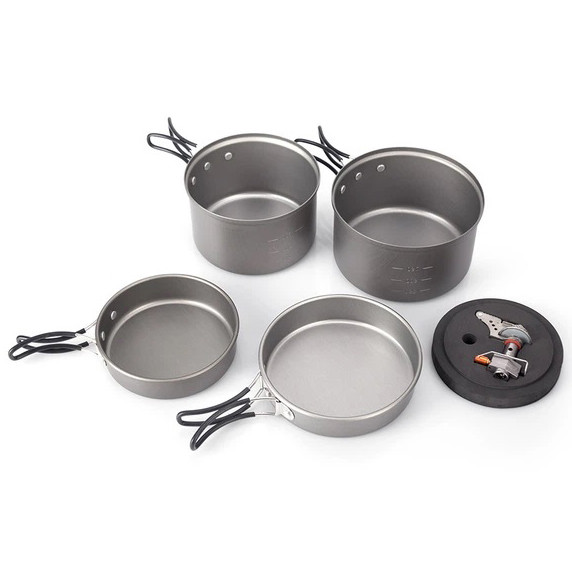 Набор посуды для пикника на 2 персоны, Набор для похода на природу посуда Походная посуда горелок UZ-26 Ивано-Франковск - изображение 2