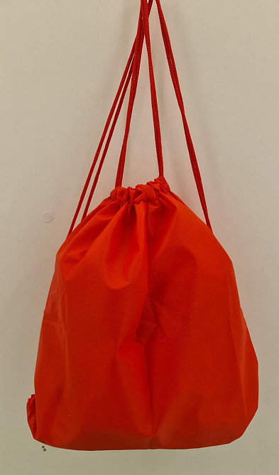 Рюкзак червоний спанбонд (1 шт.) Харків - фото 2