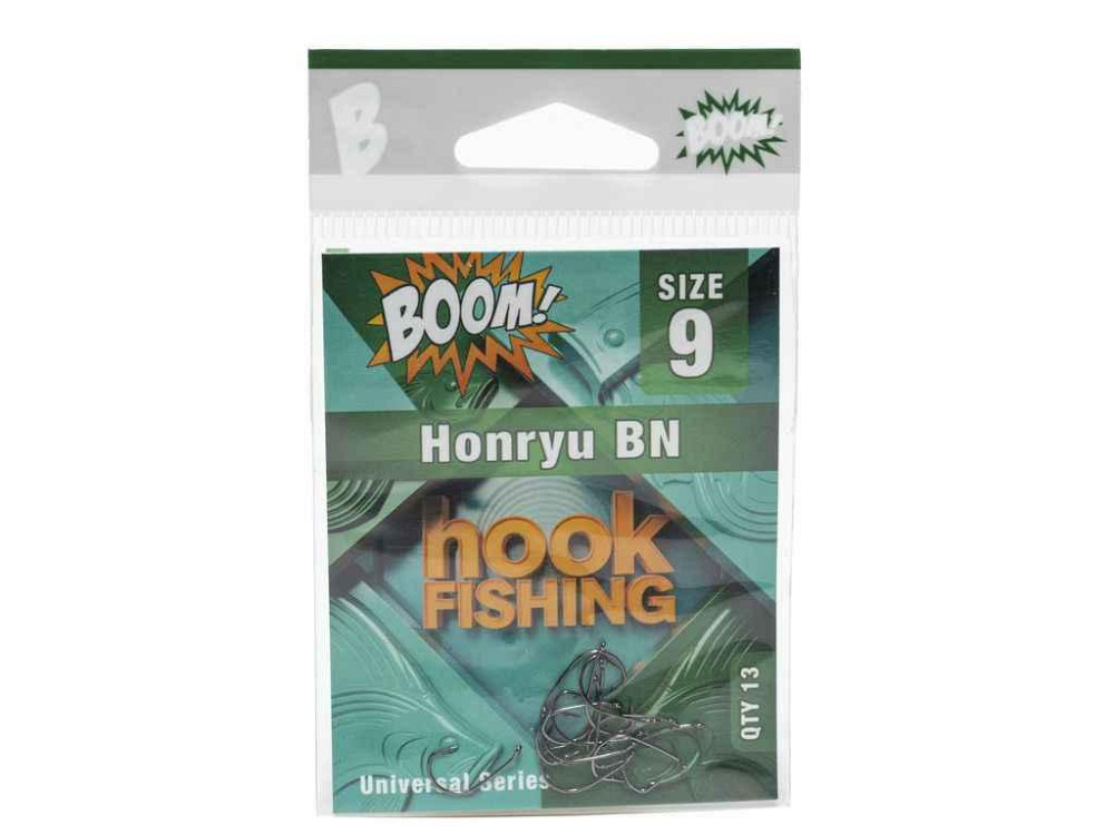 Крючок для мирной рыбы Honryu BN No9 (13 шт/уп) (BN) ТМ BOOM Киев - изображение 1
