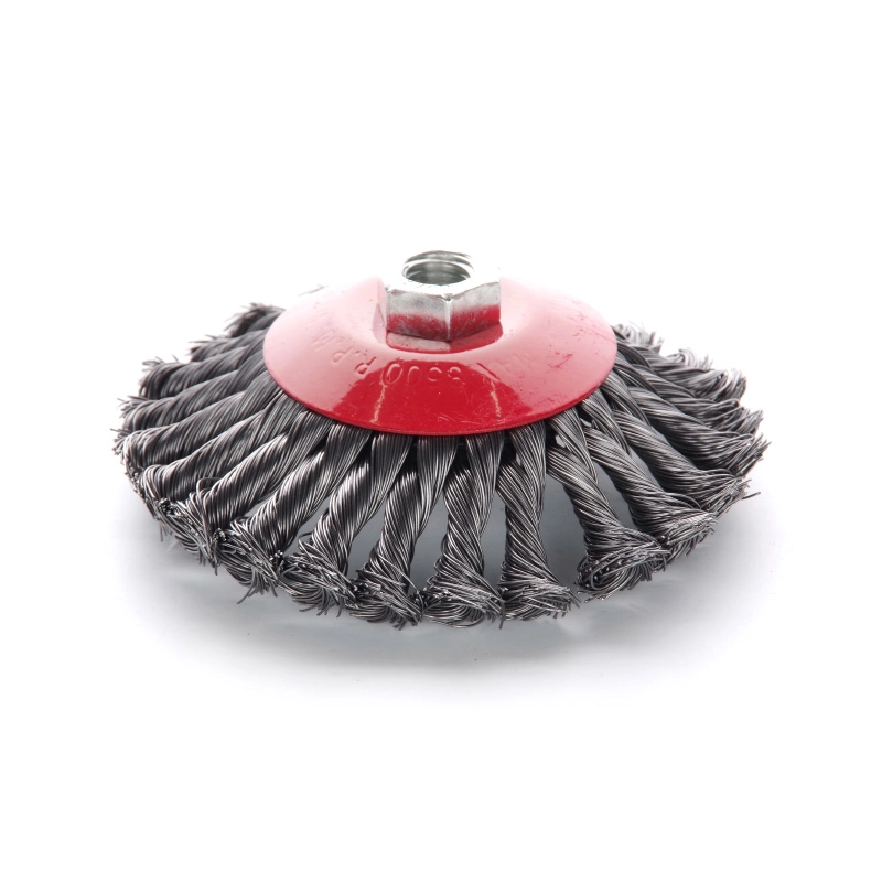 Щітка конус сталеві витки 125мм (КШМ) APRO Харків - фото 1