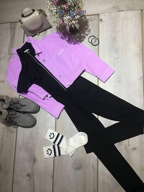 Женский стильный повседневный летний комбинезон из микродайвинга 44/46 Одесса - изображение 8